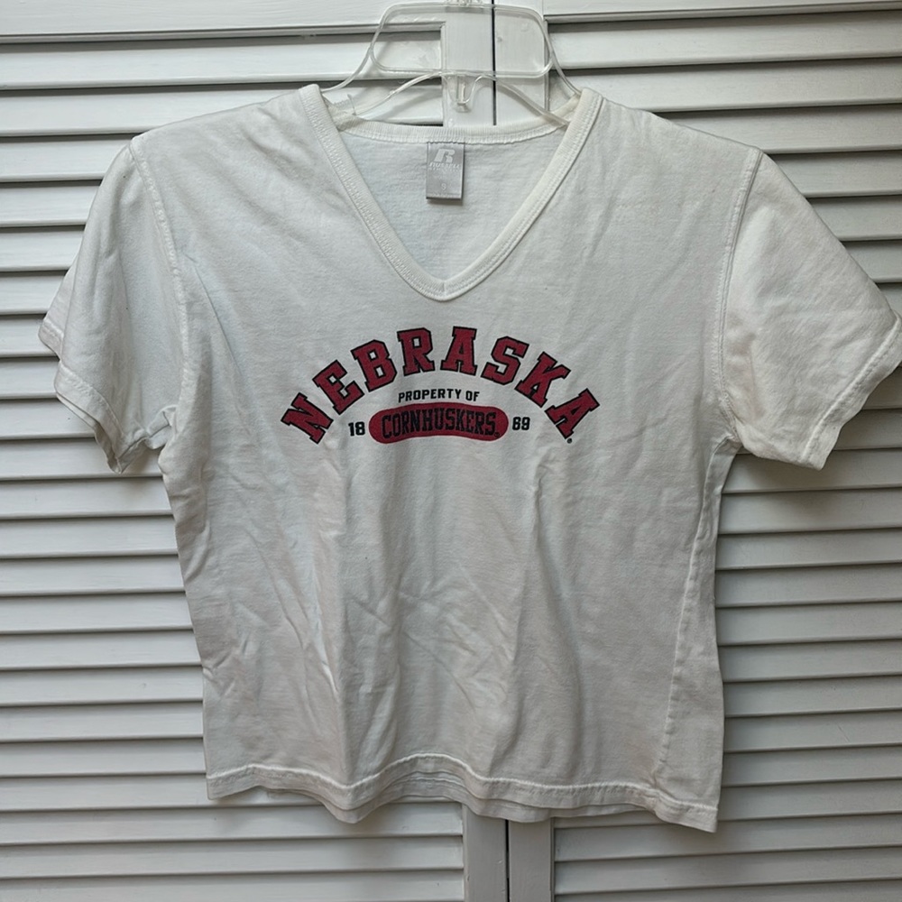 Vintage Nebraska Cornhuskers short t shirt